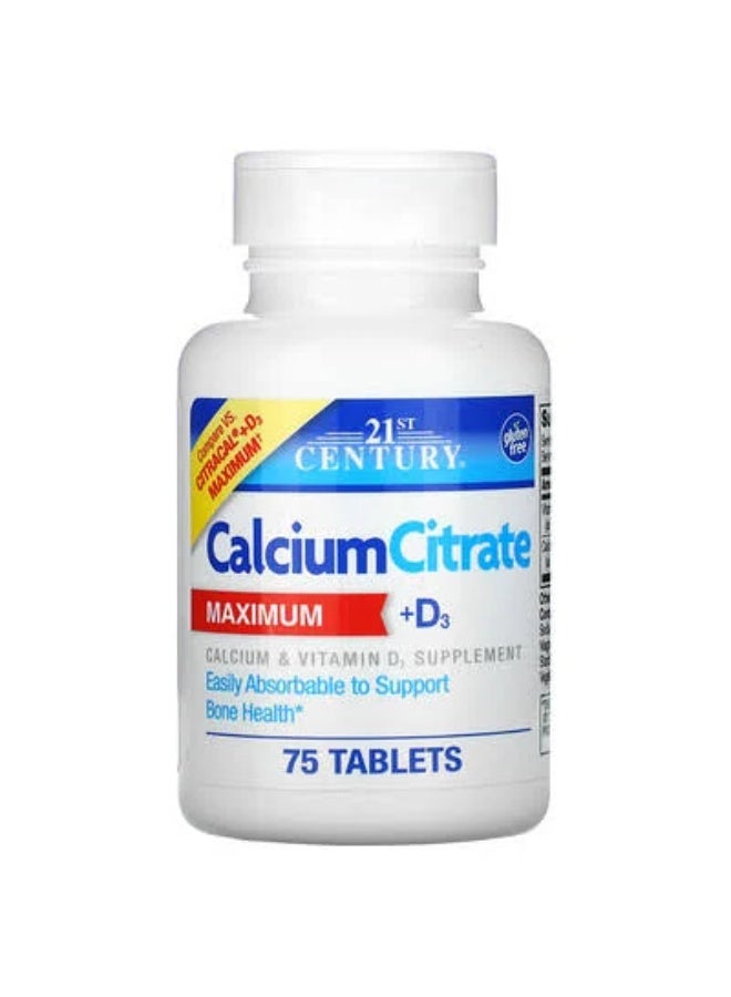 21 calcium citrate 75